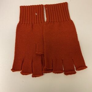 PORTOLANO MENS MERINO WOOL FINGERLESS GLOVES RUSSET OS NWOT